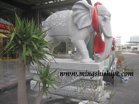 荊州石雕大象